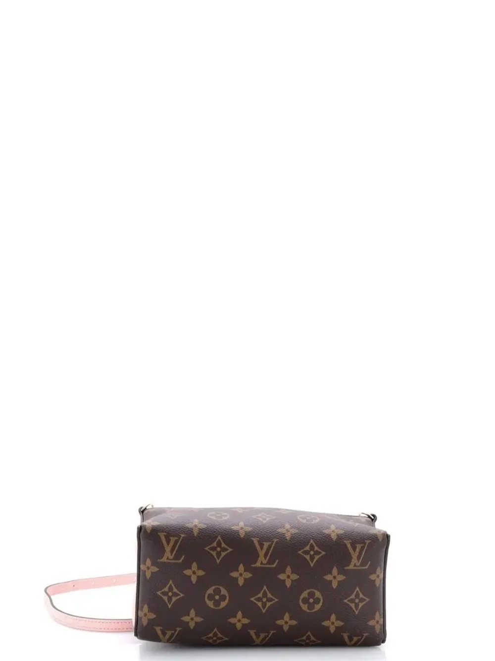 Louis Vuitton Brown Monogram Canvas Crossbody with Pink Trim - Picture 3 of 5